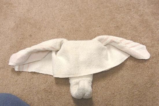 How to make an elephant from towels (16 photos)