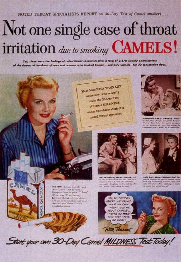 An old cigarette commercial (11 photos)