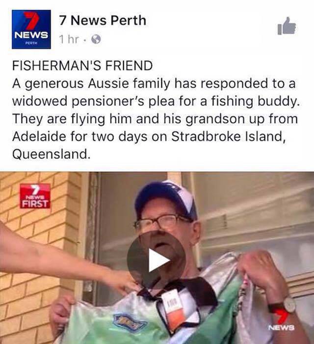 This Old Man Just Wanted A Fishing Buddy, But Got Thousands Of Them All Over The World