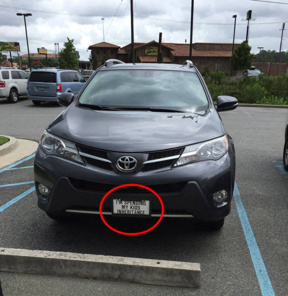 Never Ever Park In Handicap Spot. They’re Called So For A Reason