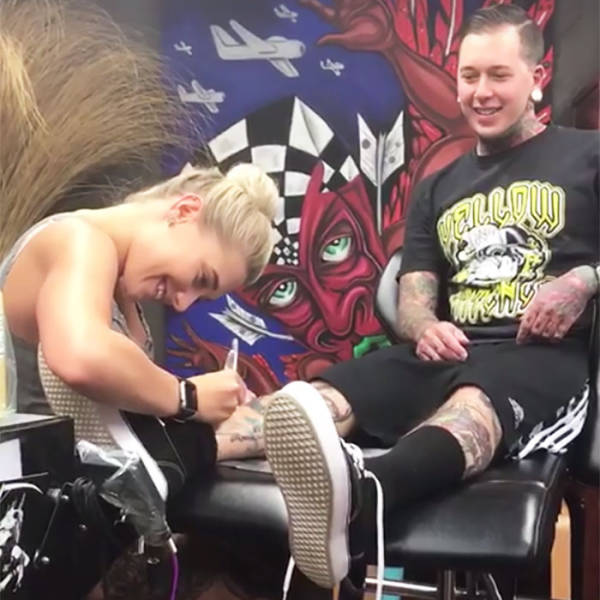 This Tattoo Artist Goes For A Giant Risk To Propose To His Girlfriend