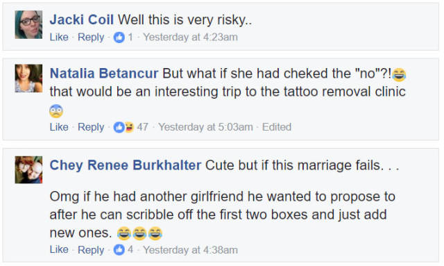 This Tattoo Artist Goes For A Giant Risk To Propose To His Girlfriend