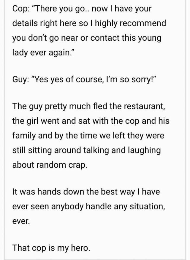 A Cop Is There To Save The Day, Even If He Is Off-Duty