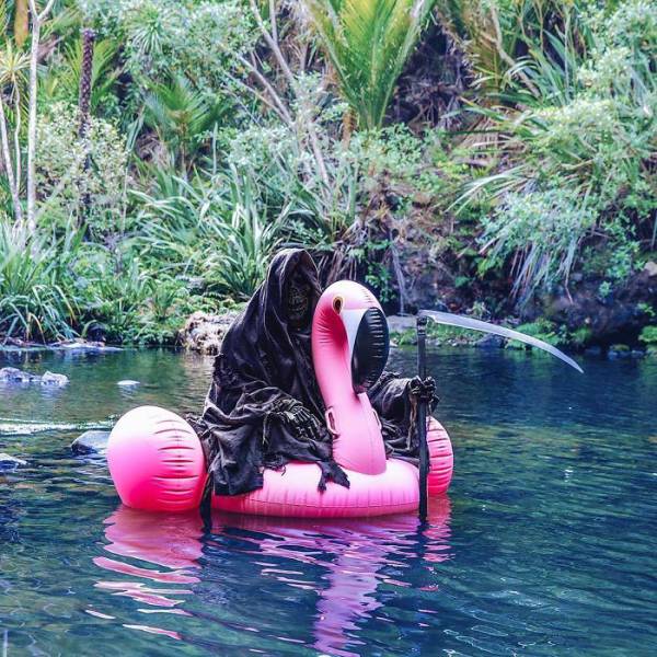 “The Swim Reaper” Will Catch You Whenever You Are Not Safe On Water