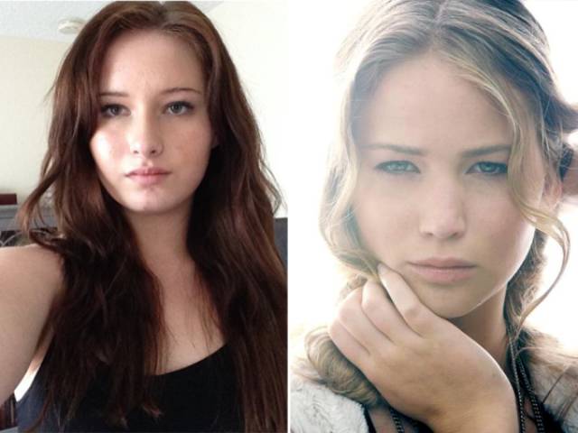 Now Jennifer Lawrence Has Her Own Doppelganger!