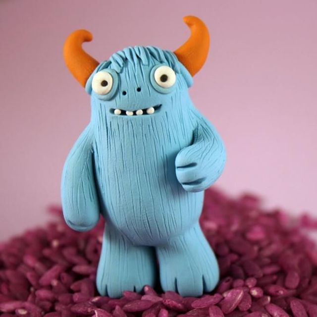 Modeling clay monsters (70 photos)