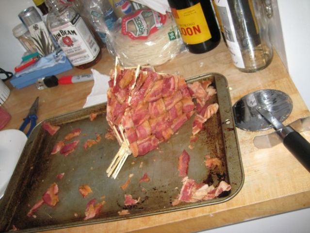 Bacon man construction (24 photos)