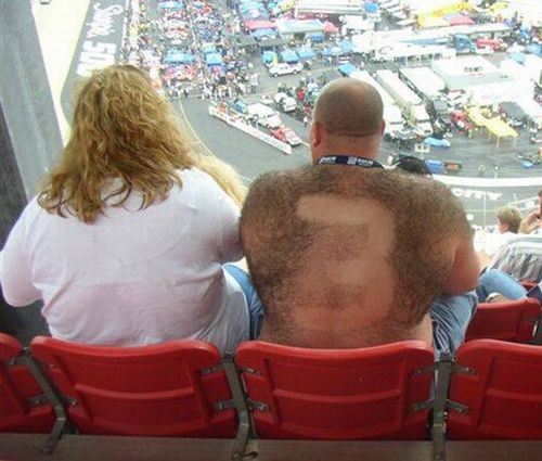Funny chest haircuts (13 photos)