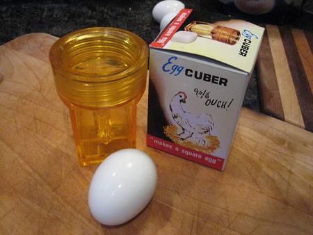 Egg cuber -Makes a square egg (7 photos)