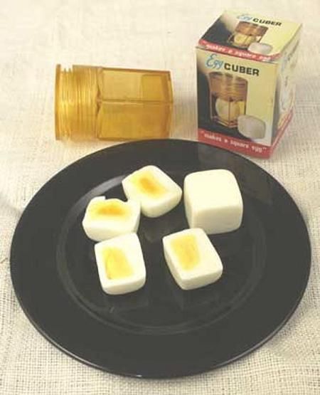 Egg cuber -Makes a square egg (7 photos)
