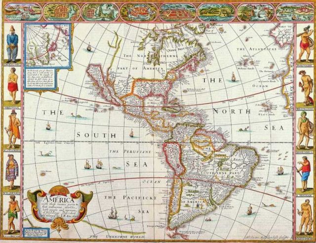 Antique maps of the world (22 photos)
