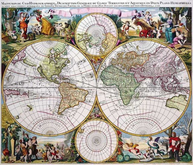 Antique maps of the world (22 photos) - Izismile.com