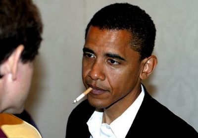 9 pictures of Barack Obama drinking and smoking (9 photos)