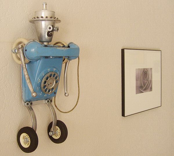 Splendid homemade robots (14 photos)