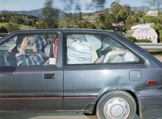 Great series of pictures : Americans behind the wheel (40 photos)