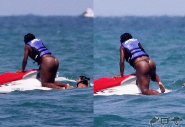 Serena Williams in bikini. Whatever, she’s good in tennis :) (9 photos)