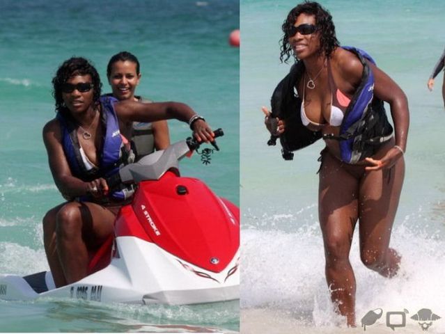 Serena Williams in bikini. Whatever, she’s good in tennis :) (9 photos)