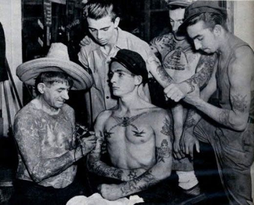 Vintage tattoo (28 photos)