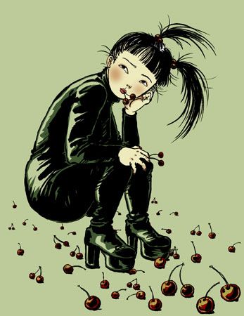 Yuko Shimizu - Letters of desire. A little bit strange illustrations (23 photos)