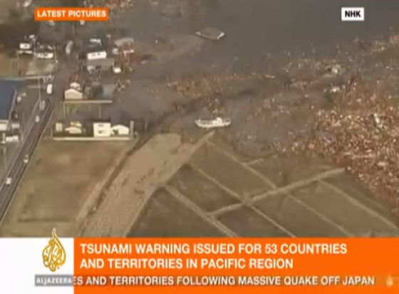 Powerful Earthquake Followed by Tsunami in Japan