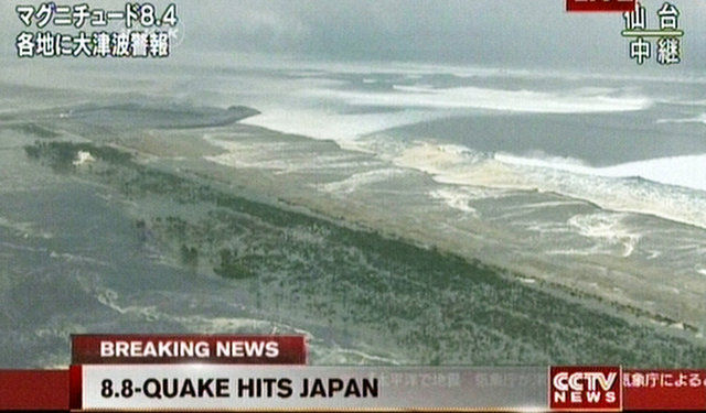 Powerful Earthquake Followed by Tsunami in Japan