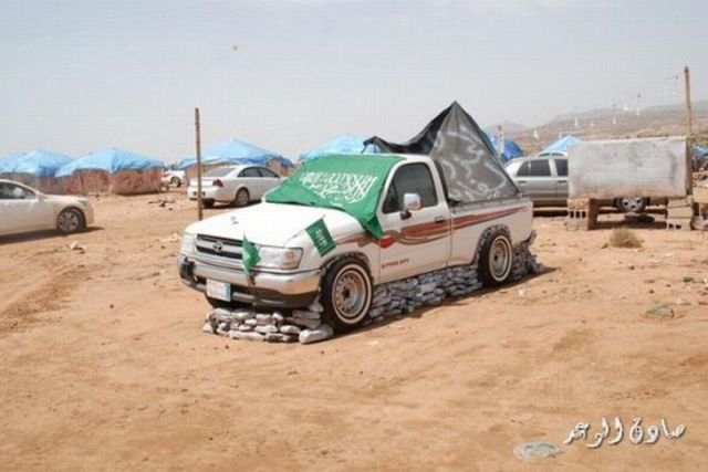 A Strange Car Show in Saudi Arabia