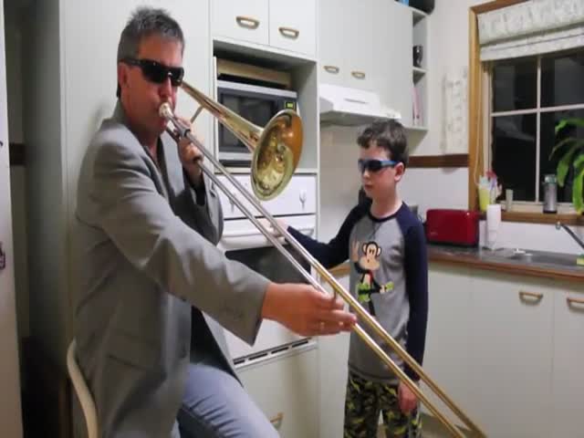 When the Father Plays the Trombone, the Son Plays the Oven  (VIDEO)