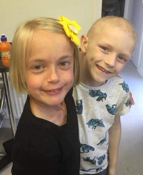 Kind 9 Year Old Girl Does Something Selfless for Her “Boyfriend” with Cancer